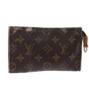 Pre-owned Canvas pouches Louis Vuitton Vintage , Brown , Dames