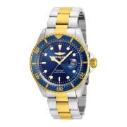 Pro Diver Quartz Horloge - Blauwe Wijzerplaat Invicta Watches , Gray ,...