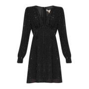 Jurk met glinsterende pailletten Michael Kors , Black , Dames