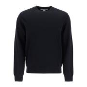 Wollen Crewneck Pullover Comme des Garçons , Black , Heren