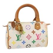 Pre-owned Canvas louis-vuitton-bags Louis Vuitton Vintage , White , Da...