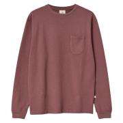 Vintage Longsleeve Tee Marsala La Paz , Brown , Heren