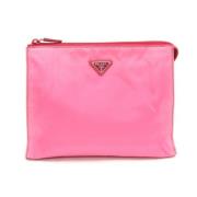 Pre-owned Nylon prada-bags Prada Vintage , Pink , Dames