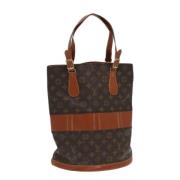 Pre-owned Canvas louis-vuitton-bags Louis Vuitton Vintage , Brown , Da...