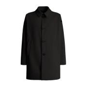 Zwarte Trenchcoat RRD , Black , Heren