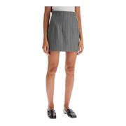 Gestreepte Shelby Mini Rok Andamane , Gray , Dames