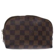 Pre-owned Canvas pouches Louis Vuitton Vintage , Brown , Dames