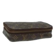 Pre-owned Canvas pouches Louis Vuitton Vintage , Brown , Dames