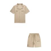 Dubbele Script Zomerset Beige Heren Off The Pitch , Beige , Heren