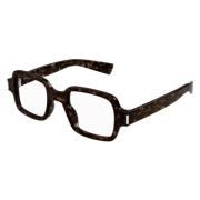 Vierkante optische bril Havana Tortoise Saint Laurent , Brown , Unisex