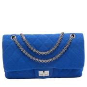 Pre-owned Fabric chanel-bags Chanel Vintage , Blue , Dames