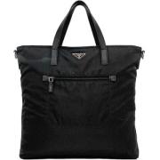 Pre-owned Leather prada-bags Prada Vintage , Black , Dames