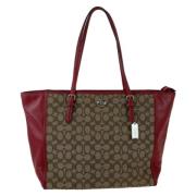 Pre-owned Leather shoulder-bags Coach Pre-owned , Red , Dames