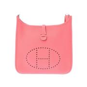 Pre-owned Leather shoulder-bags Hermès Vintage , Pink , Dames