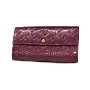 Pre-owned Fabric wallets Louis Vuitton Vintage , Purple , Dames