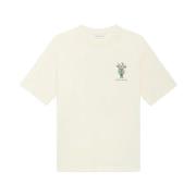 Vaasprint Crème T-shirt Drole de Monsieur , White , Heren