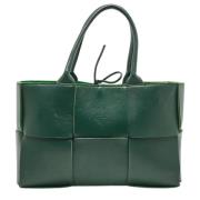 Pre-owned Leather totes Bottega Veneta Vintage , Green , Dames