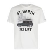 Klassiek St Barth T-shirt MC2 Saint Barth , White , Heren