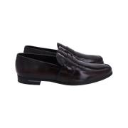 Pre-owned Leather flats Prada Vintage , Brown , Heren