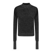 Cut Out Neck Sweater Roberto Collina , Black , Dames