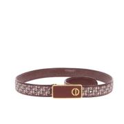 Pre-owned Fabric belts Dior Vintage , Red , Dames