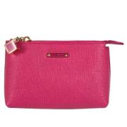 Pre-owned Leather clutches Fendi Vintage , Pink , Dames