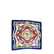 Pre-owned Silk scarves Hermès Vintage , Multicolor , Dames