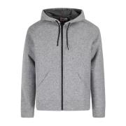 Ritssluiting Hoodie MC2 Saint Barth , Gray , Heren