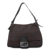 Pre-owned Canvas fendi-bags Fendi Vintage , Brown , Dames