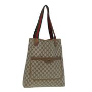 Pre-owned Leather gucci-bags Gucci Vintage , Brown , Dames