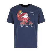 Klassiek St Barth T-shirt MC2 Saint Barth , Blue , Heren