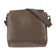 Pre-owned Leather shoulder-bags Bvlgari Vintage , Brown , Dames