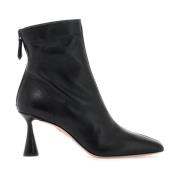 Sculpturale Hak Leren Bootie Aquazzura , Black , Dames