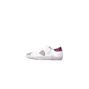 Suède Logo Sneakers Rubberen Zool Philippe Model , White , Heren