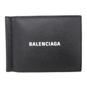 Pre-owned Leather wallets Balenciaga Vintage , Black , Dames