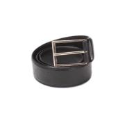 Pre-owned Leather belts Gucci Vintage , Black , Dames