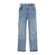 Najet Patchwork Denim Jeans Isabel Marant , Blue , Dames