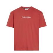 Hero Logo Comfort T-Shirt Rood Calvin Klein , Orange , Heren