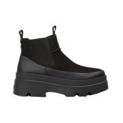 Waterdichte Chelsea-laarzen met platform en hak UGG , Black , Dames