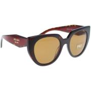 Iconische zonnebril met gepolariseerde lenzen Prada , Brown , Dames