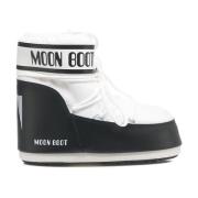 Witte Enkellaarsjes voor Vrouwen Moon Boot , White , Dames