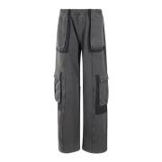 Cargo Sweatpants met Shadow Pocket Alexander Wang , Gray , Dames