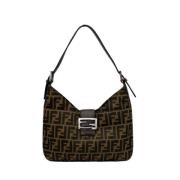 Pre-owned Canvas fendi-bags Fendi Vintage , Brown , Dames