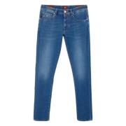 Leonardo Zip Jeans Tramarossa , Blue , Heren