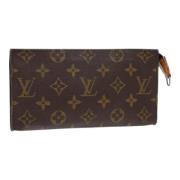 Pre-owned Canvas pouches Louis Vuitton Vintage , Brown , Dames