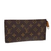 Pre-owned Canvas pouches Louis Vuitton Vintage , Brown , Dames