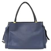 Pre-owned Leather handbags Chloé Pre-owned , Blue , Dames