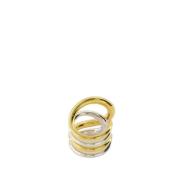 Daisy Sculpturale Ring Zilver/Goud Charlotte Chesnais , Yellow , Dames