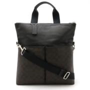 Pre-owned Canvas totes Coach Pre-owned , Brown , Dames