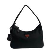 Pre-owned Leather prada-bags Prada Vintage , Black , Dames